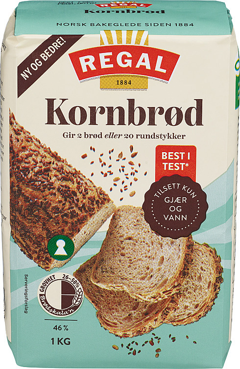 Brødmiks kornbrød  1kg