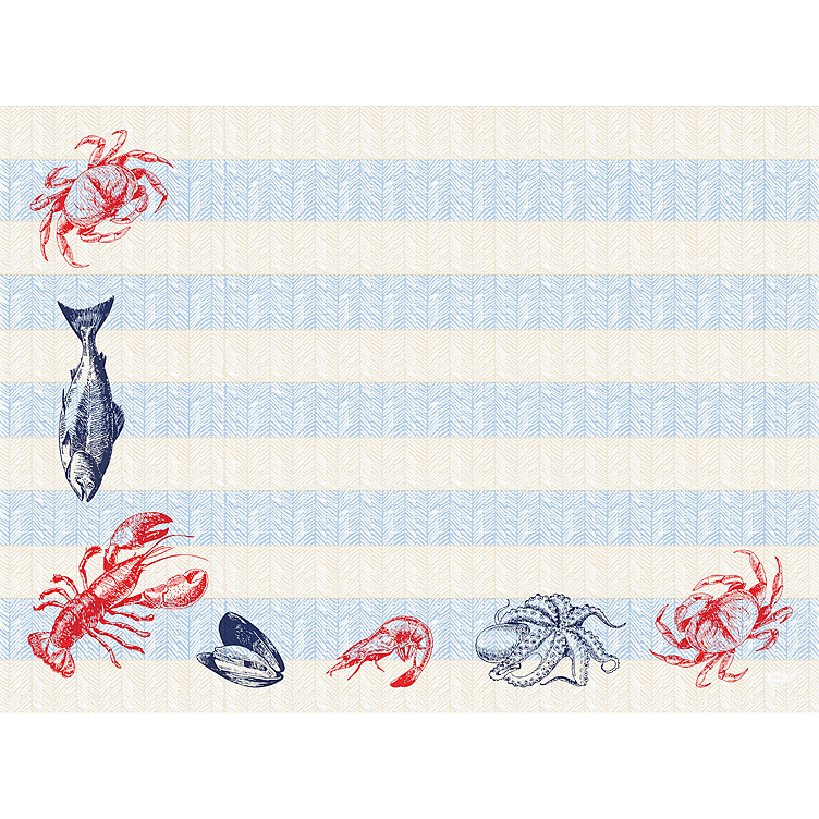 Bordbrikke biodunicel 30x40 sea delights  100stk