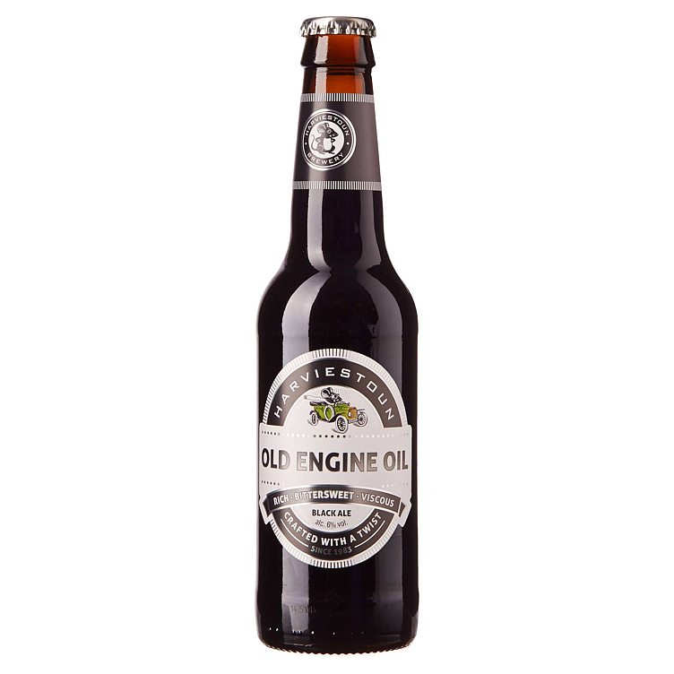 Harviestoun old engine oil fl   6%   12x33cl