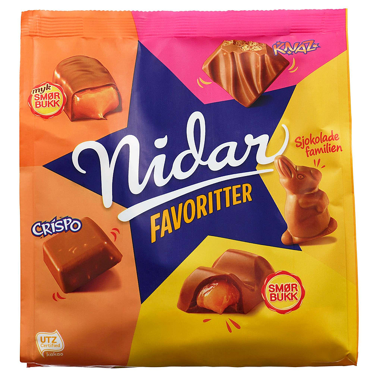 Nidar favoritter smørbukk t  16x300g