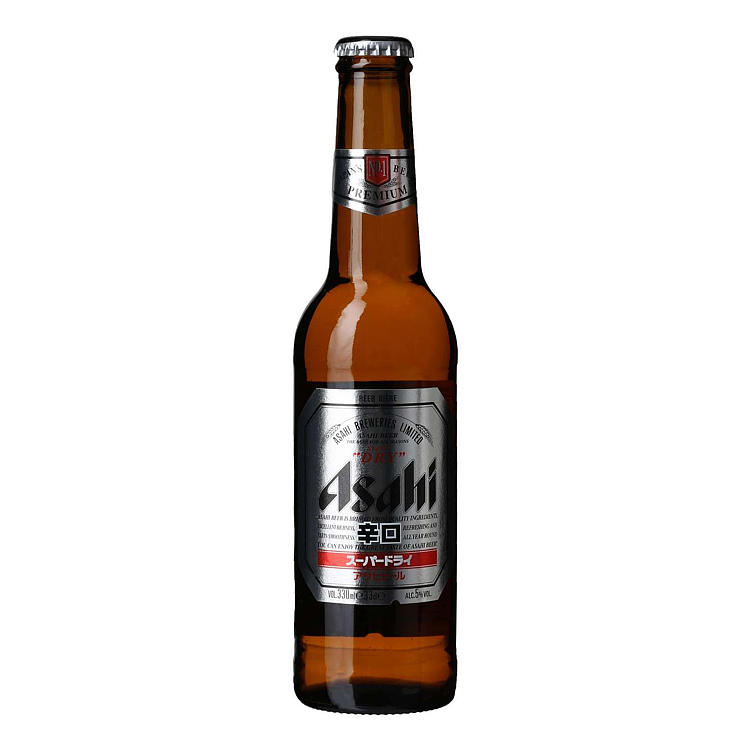 Asahi super dry  5,0%  24x33cl