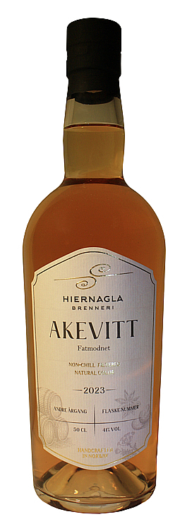 Hiernagla fatmodnet akevitt   41%   50cl