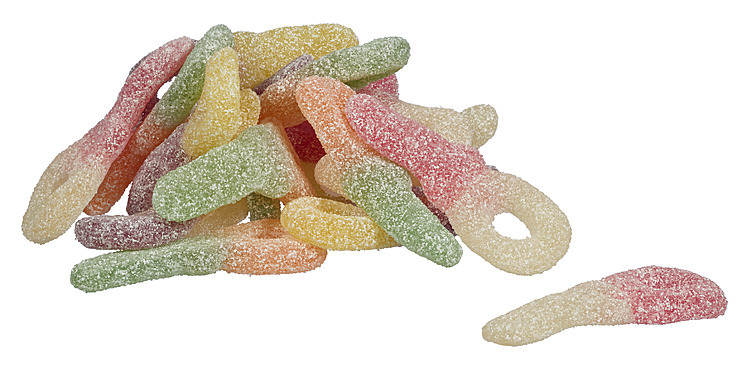 Sure fruktsmukker løsvekt   2,55kg