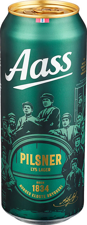 Aass pilsner bx  4,7%  24x50cl