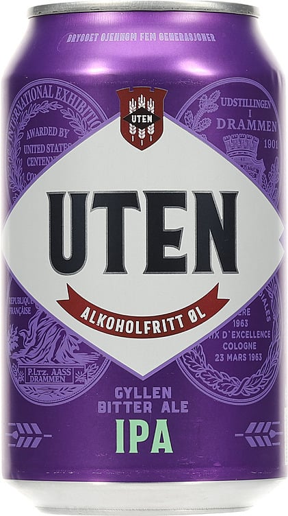 Aass uten ipa bx  24x33cl