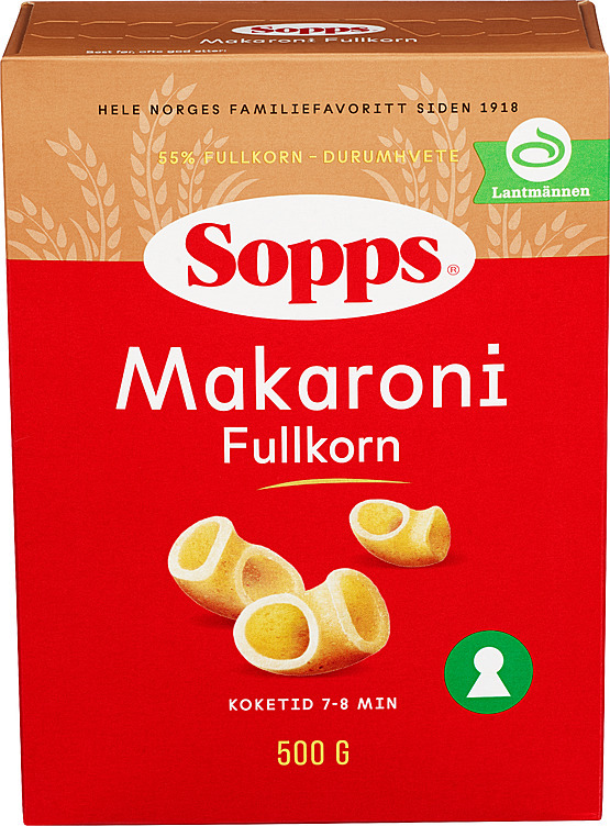 Makaroni fullkorn   500g