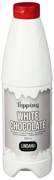 Hvit sjokolade topping  900ml