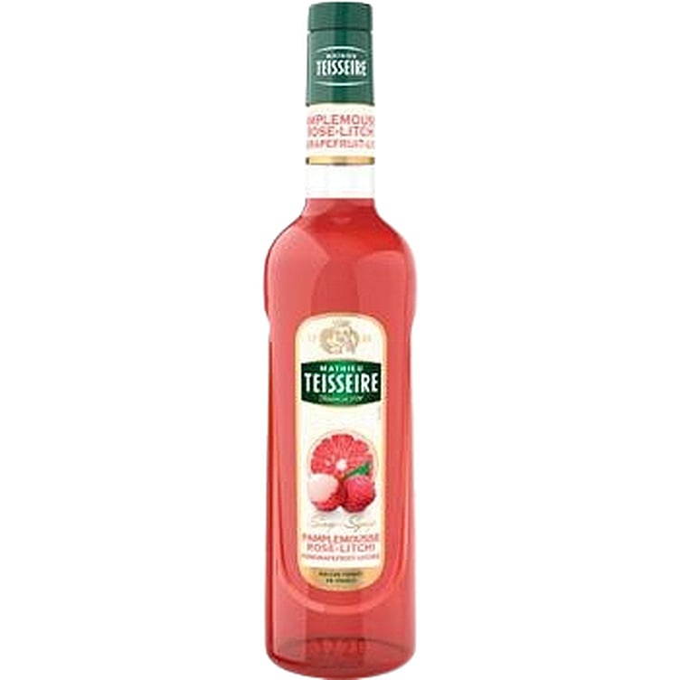 Mtsr pink grapefruit & lychee syrup   70cl