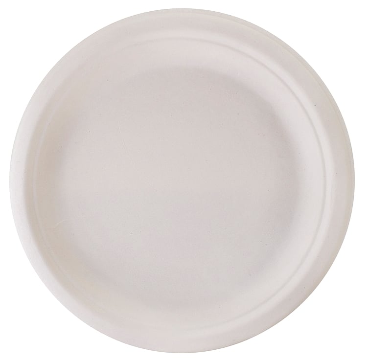 Plate, fibre, 22cm pfas free  50pce