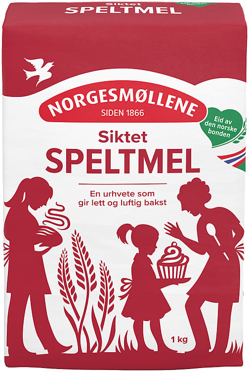 Speltmel siktet         1kg