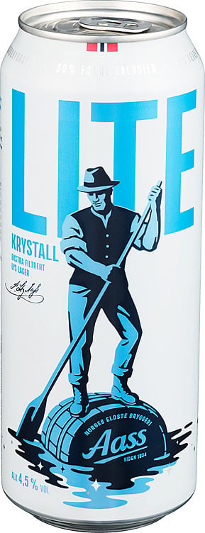 Aass lite krystall bx 4,5%  24x50cl
