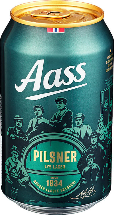 Aass pilsner bx  4,7%  10x33cl
