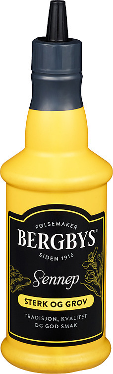 Sennep sterk og grov  465g