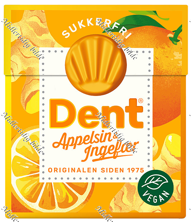 Dent appelsin & ingebær  24g