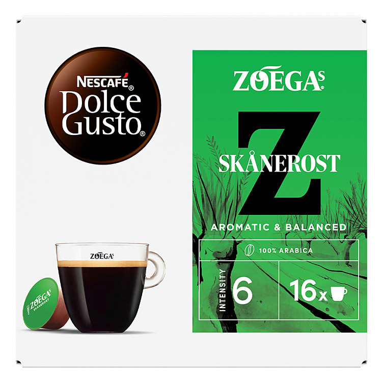 Dolce gusto zoegas skånerost  112g
