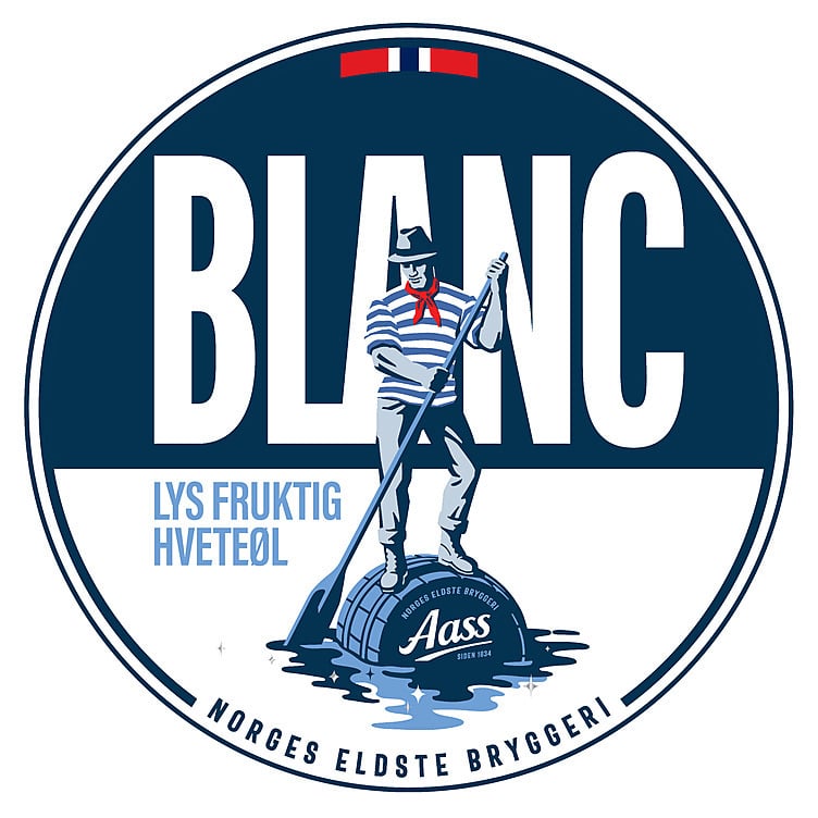 Aass blanc stålfat 4,7%  20l