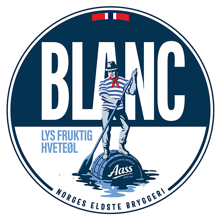 Aass blanc stålfat 4,7%  20l