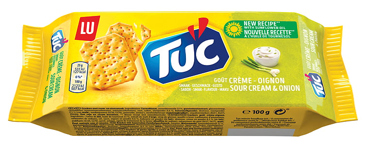 Tuc kjeks sour cream & onion 100g