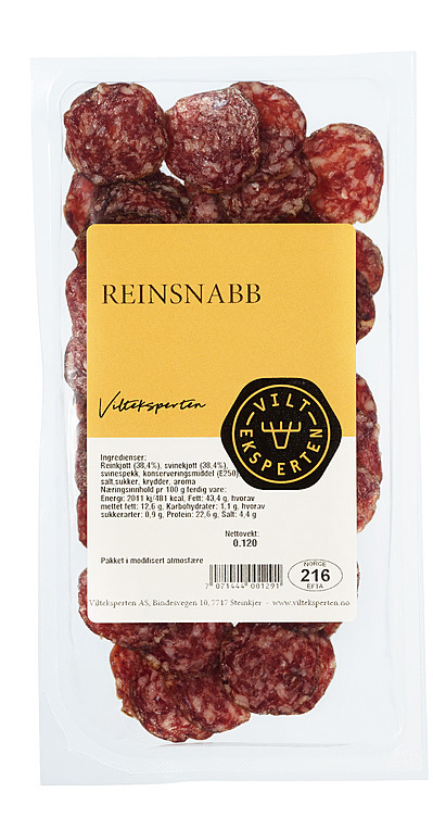 Rinsnabb skåret speket  120g