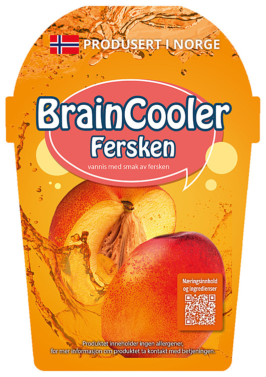 Braincooler slush fersken 1l