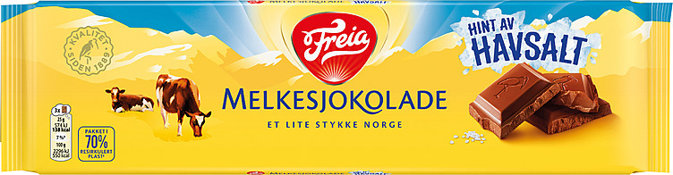 Melkesjokolade havsalt 200g