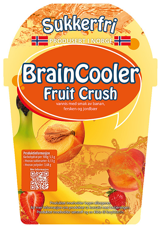 Sukkerfri slush fruit crush    1l