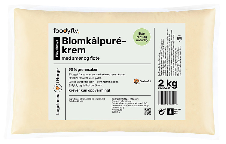Blomkålpurekrem  2kg