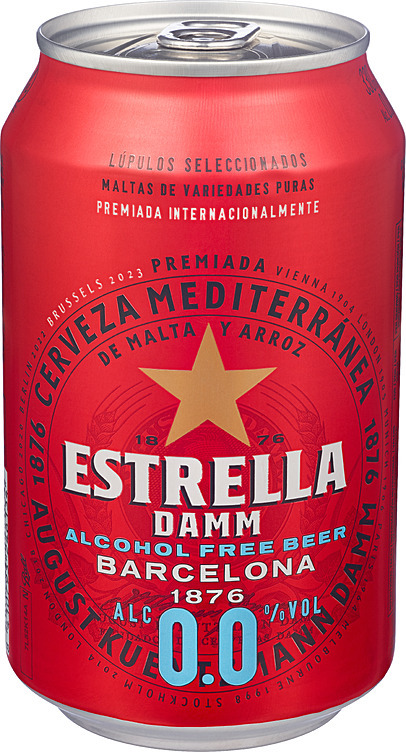 Estrella damm bx   0%   24x33cl