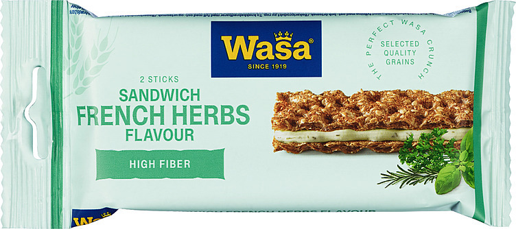 Wasa sandwich french herbs 24x30g
