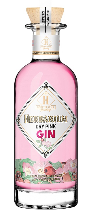 Herbarium dry pink gin   38%   70cl