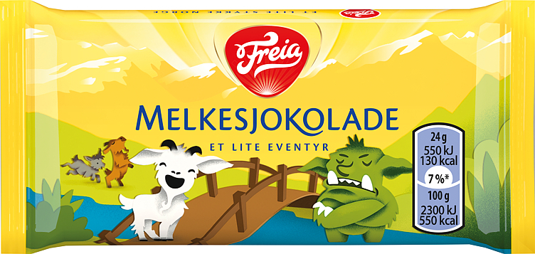 Melkesjokolade eventyr 24g