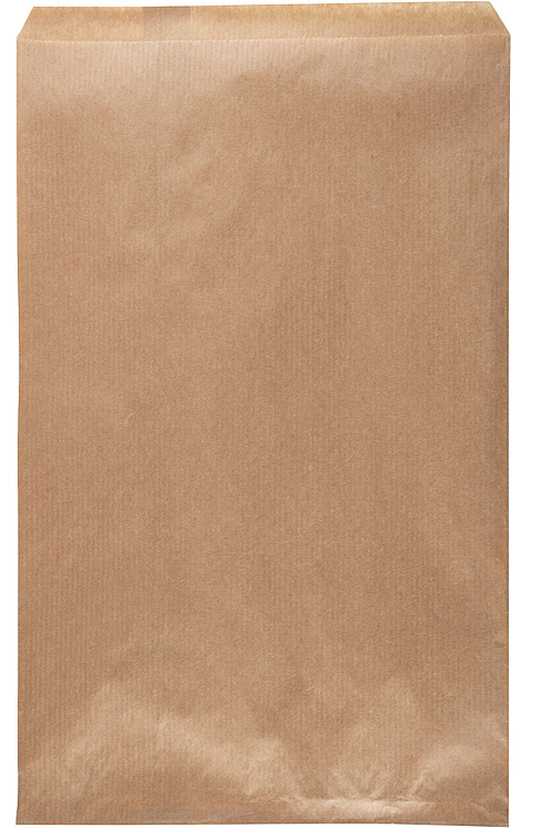 Paperbags for bread, brown 335x210mm  1000pce