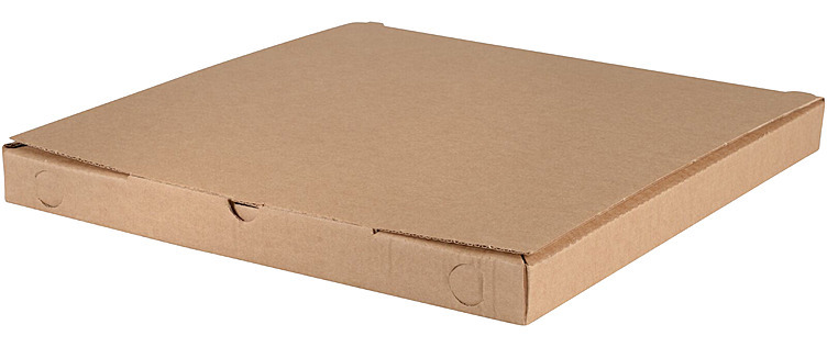 Pizzaeske 32x32x3cm brun papp  100stk
