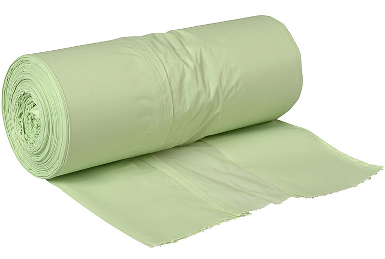 Biosekk transparent grønn  140l  85x130cm  10stk