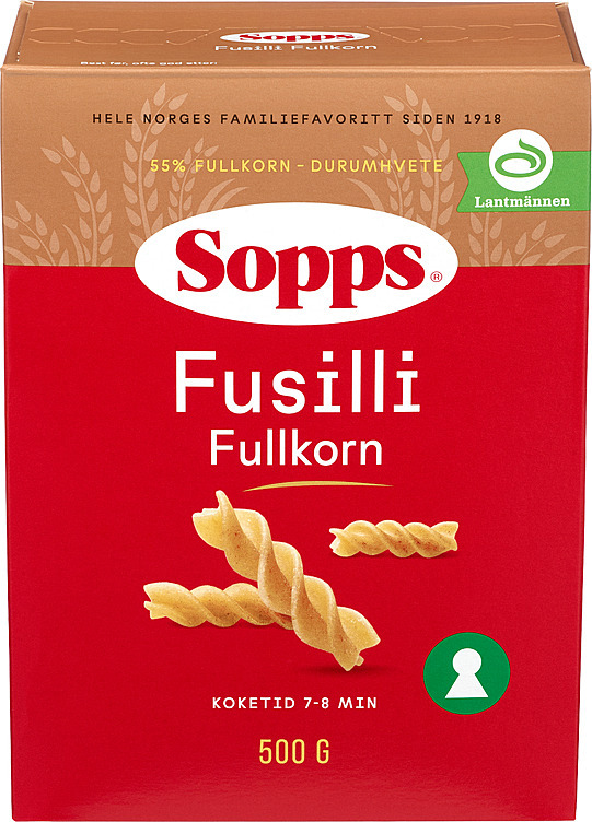 Fusilli wholegrain  500g