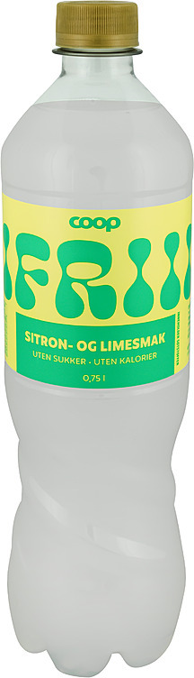 Leskedrikk frii m/sitron&limesmak u/sukker  0,75l