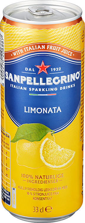 San pellegrino limonata slim bx   24x33cl