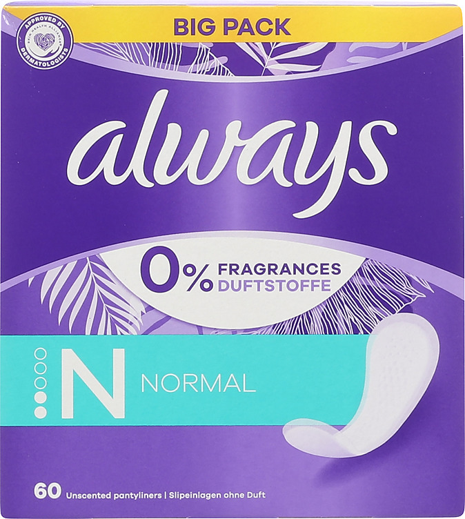 Always truseinnlegg normal   60stk