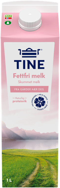Skummet melk 0,1%  1l