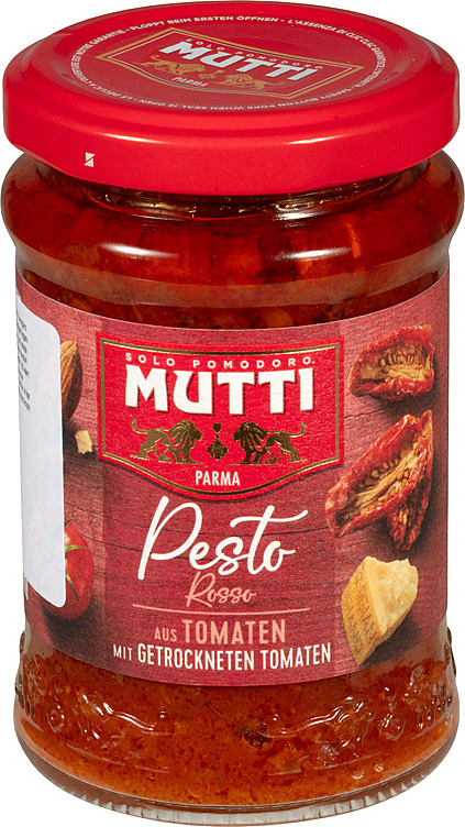 Pestosaus m/røde tomater 180g