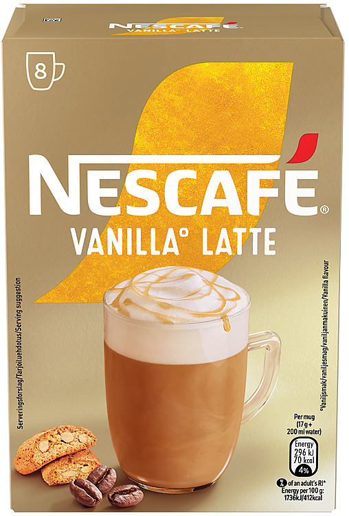 Nescafé vanilla latte  136g