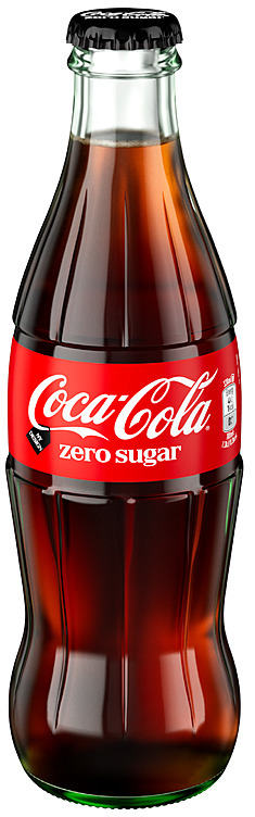 Coca-cola uten sukker glassflaske   24x0,33l
