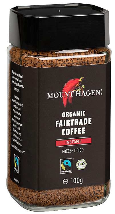 Kaffe instant glass økologisk & fairtrade  100g