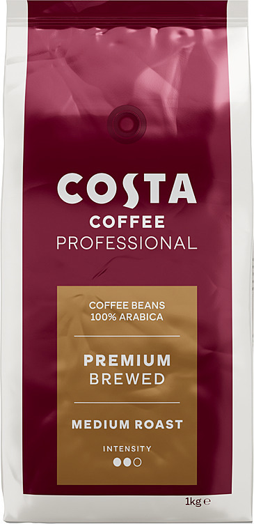 Costa kaffebønner medium  8x1kg