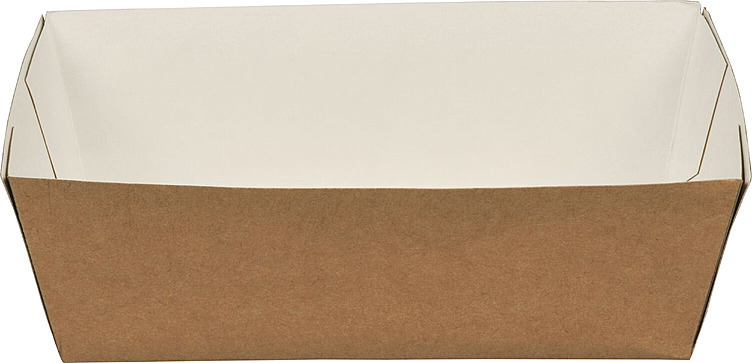 Pommes frites beger brun 170x120x53mm papp  90stk