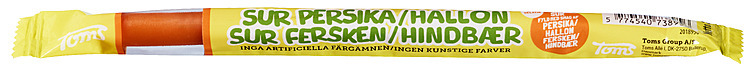 Pingvin sur fersken bringebær  27g