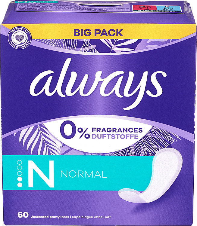 Always truseinnlegg normal   60stk