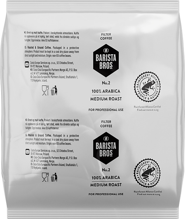 Barista bros no2 santos coffee filter  60x110g