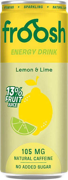 Energidrikk sitron & lime  24x33cl