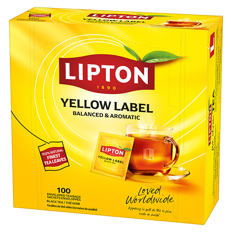 Yellow label te økol.  100poser